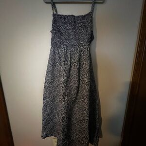 Old Navy Black and White Floral Dress